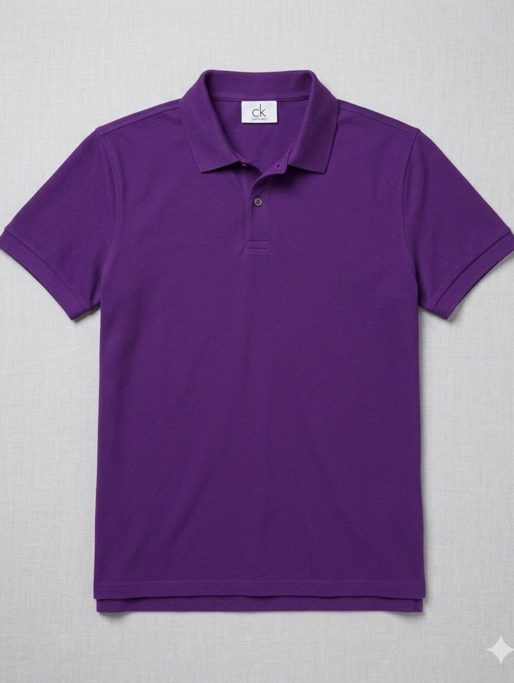 Calvin Klein Men's Purple Polo Shirt XL